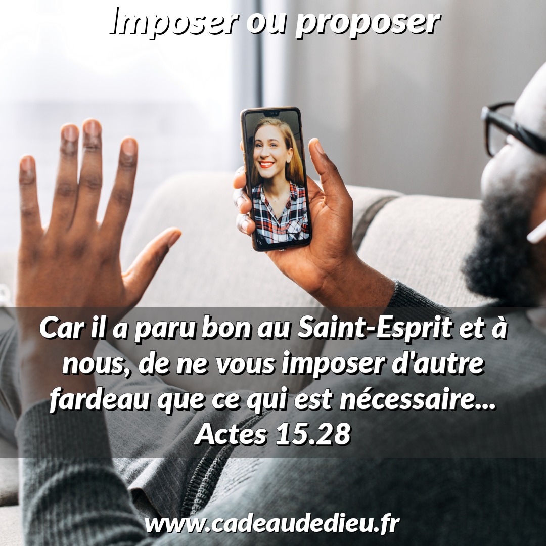Imposer ou proposer