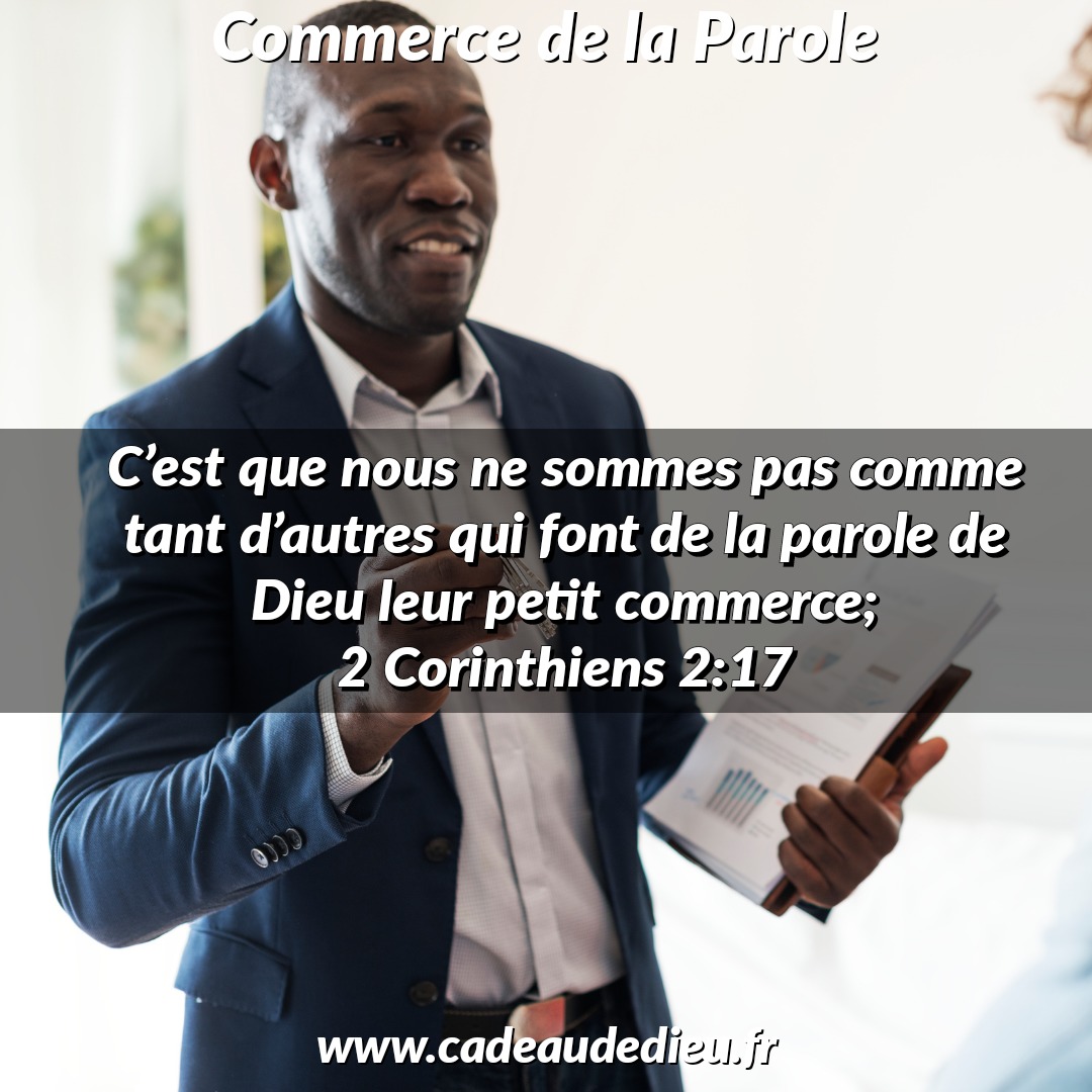 Commerce de la Parole