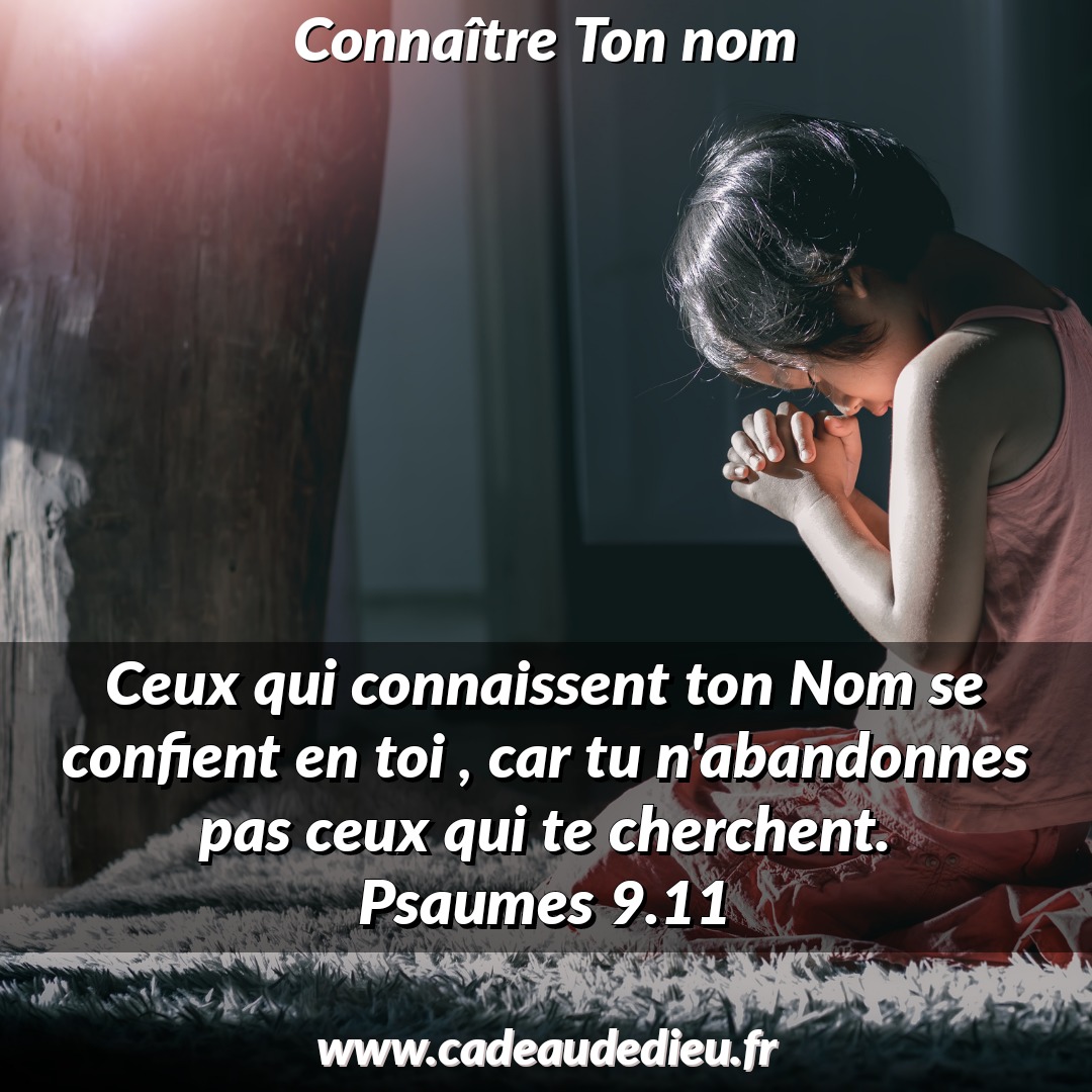 Connaître Ton nom