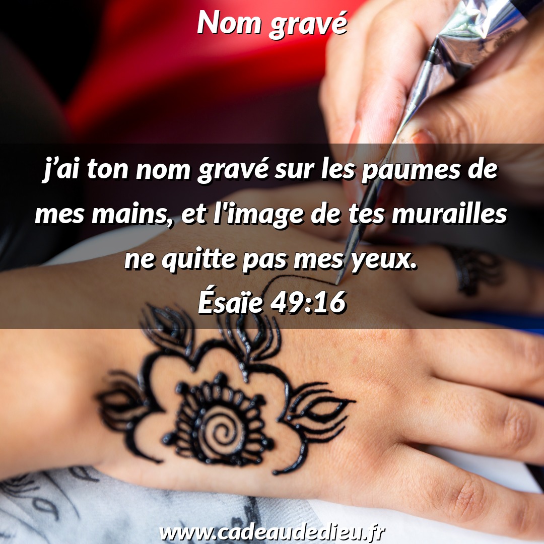 Nom gravé