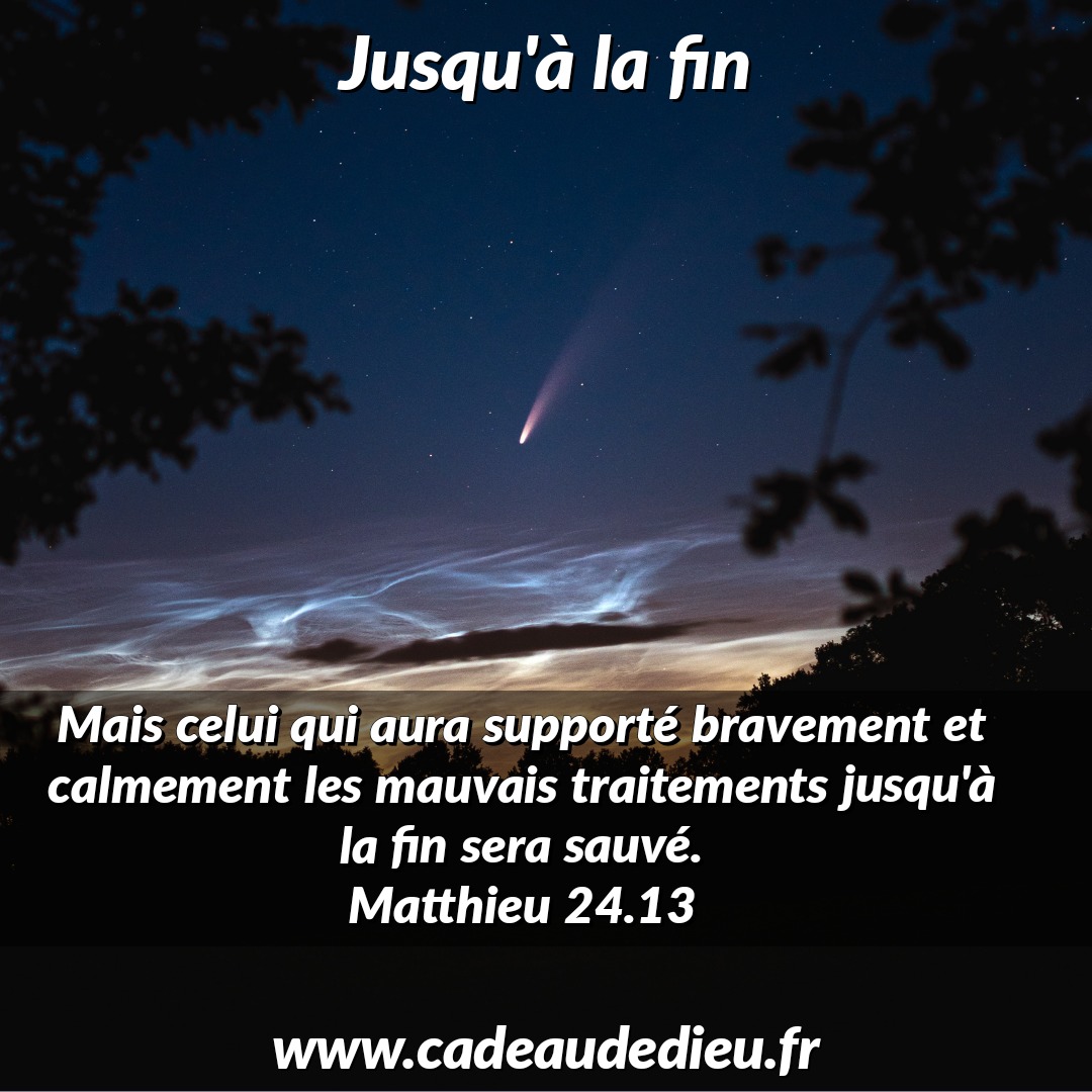 Jusqu'à la fin