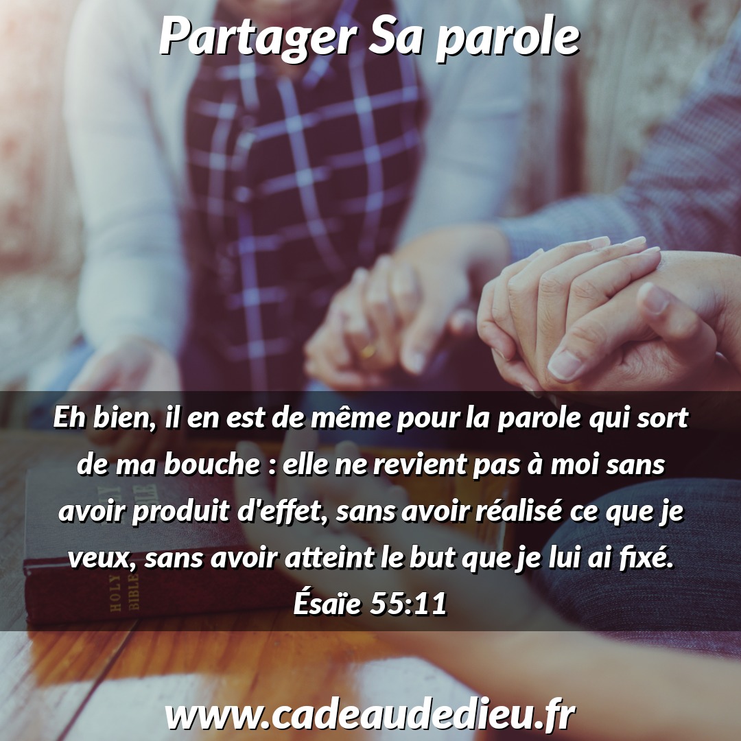 Partager Sa parole