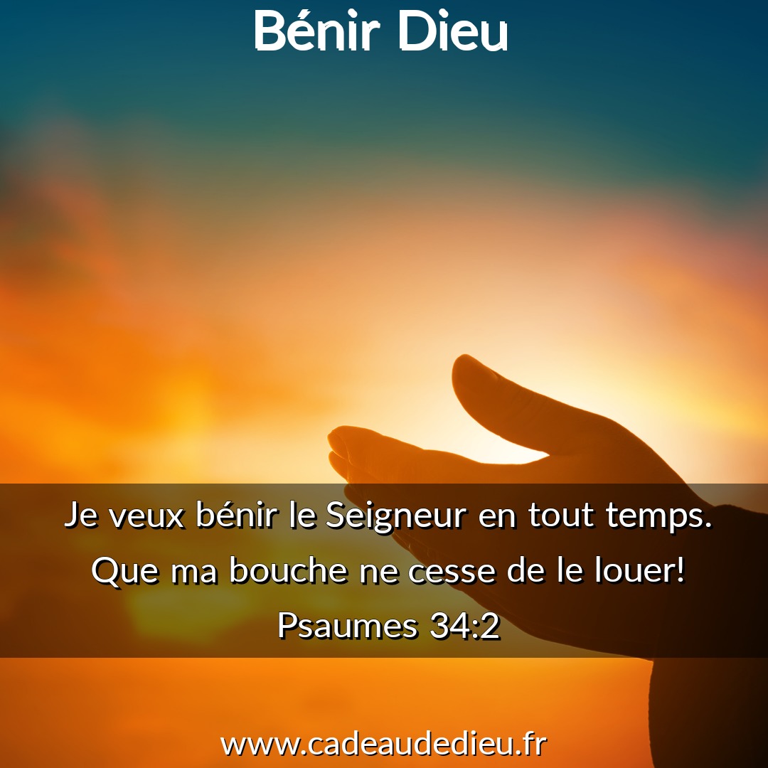 Bénir Dieu