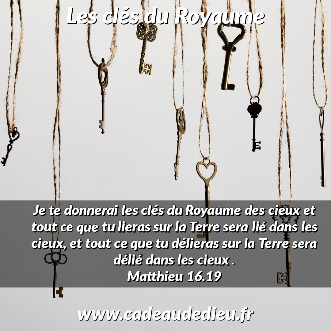 Les clés du Royaume