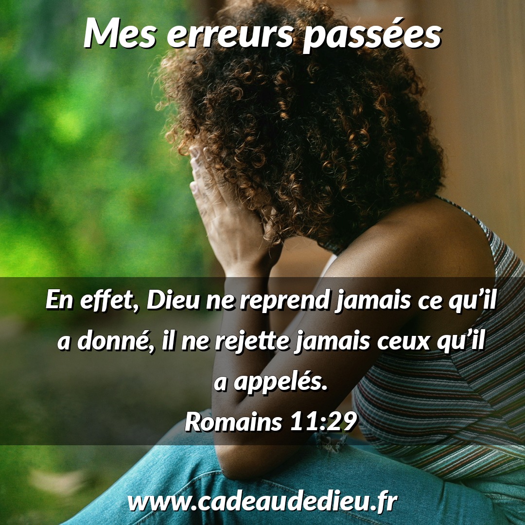 Mes erreurs passées