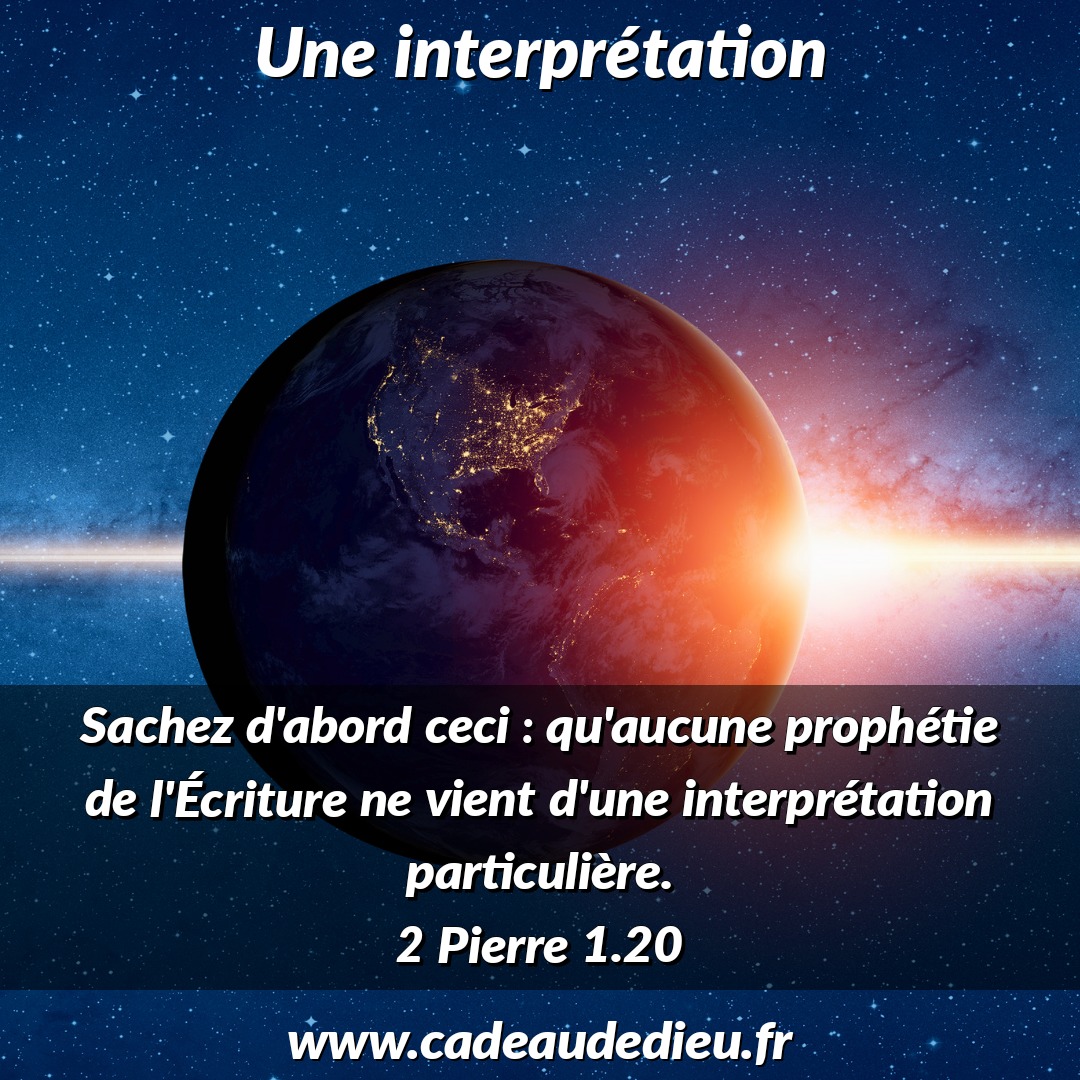 Une interprétation