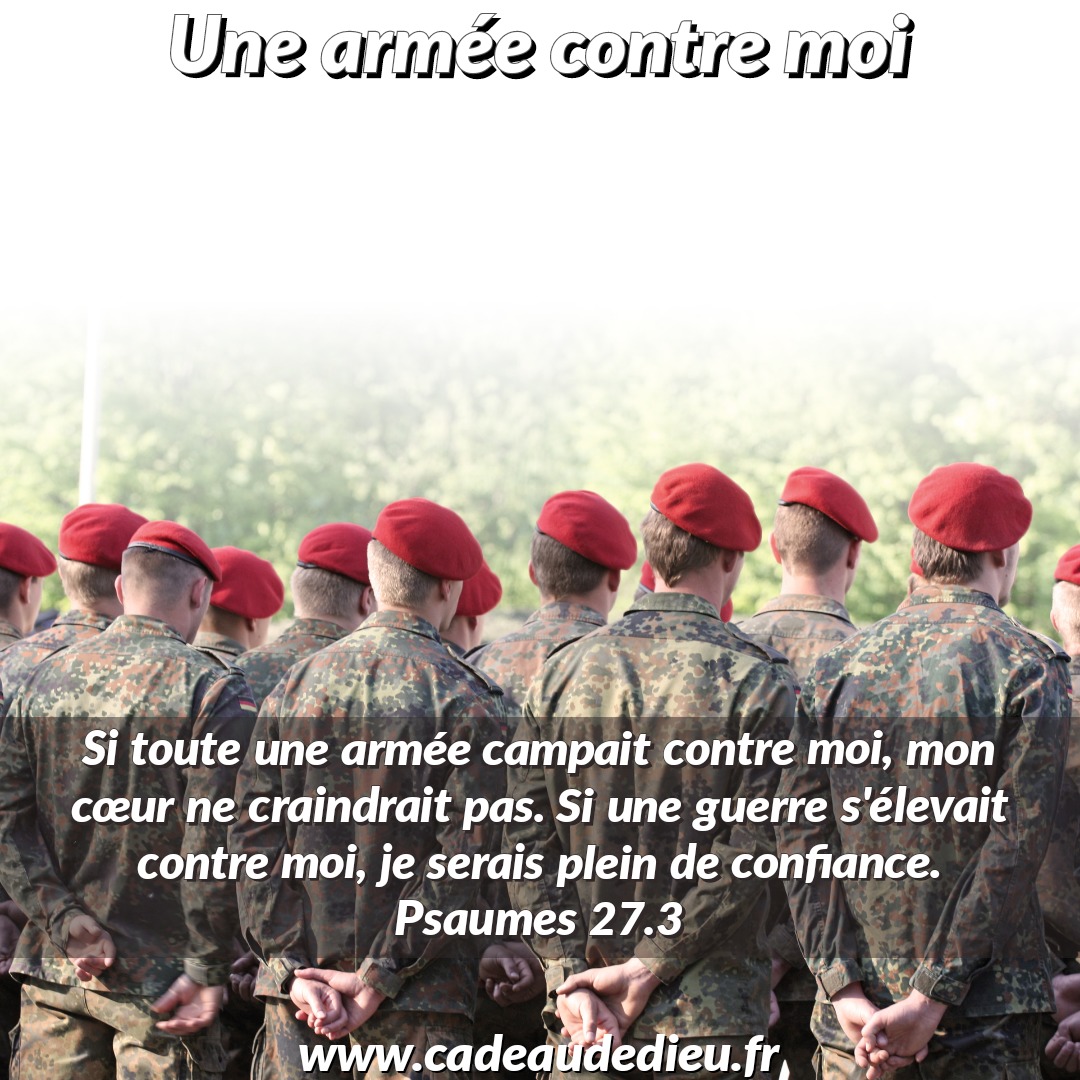 Une armée contre moi