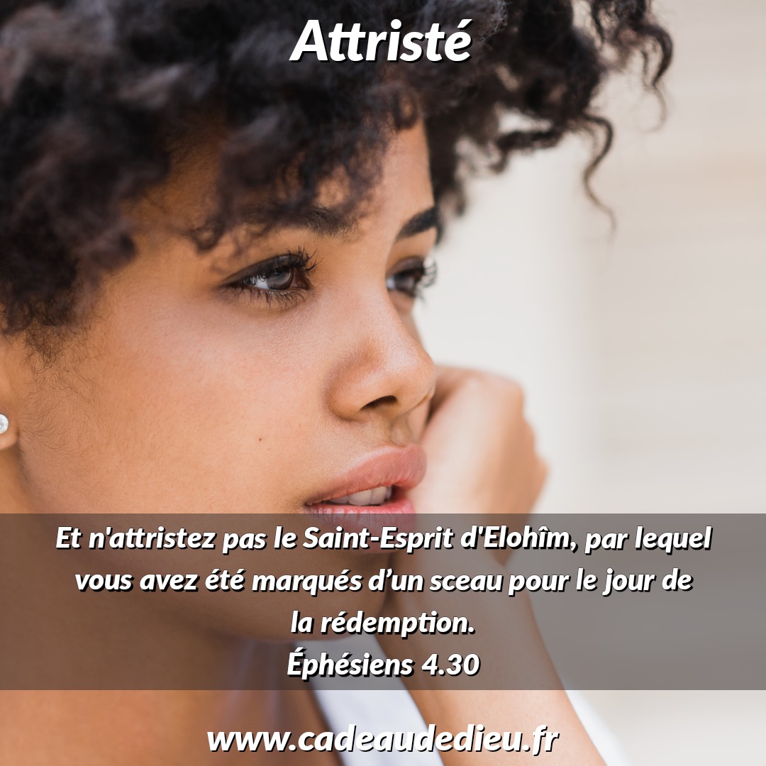 Attristé