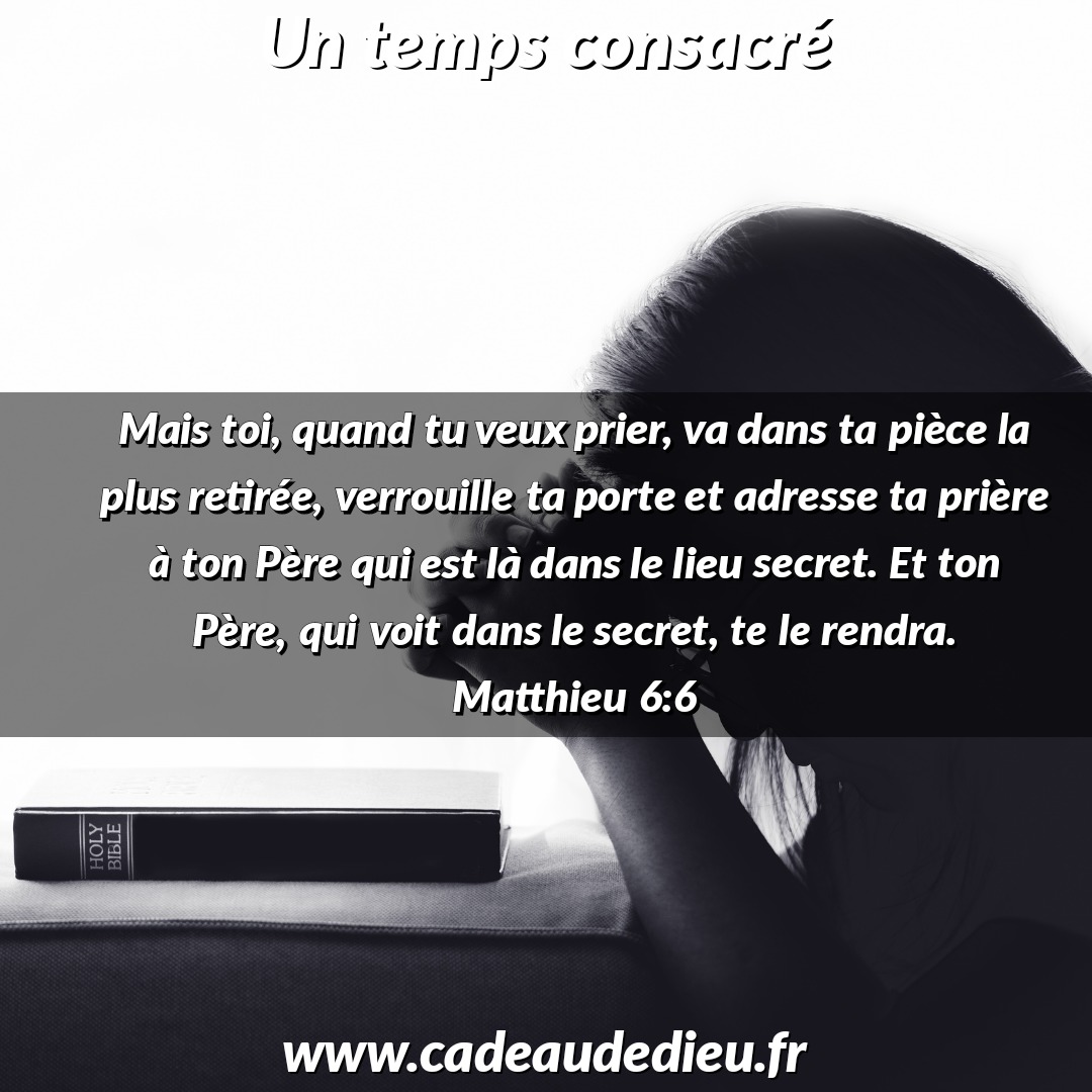 Un temps consacré