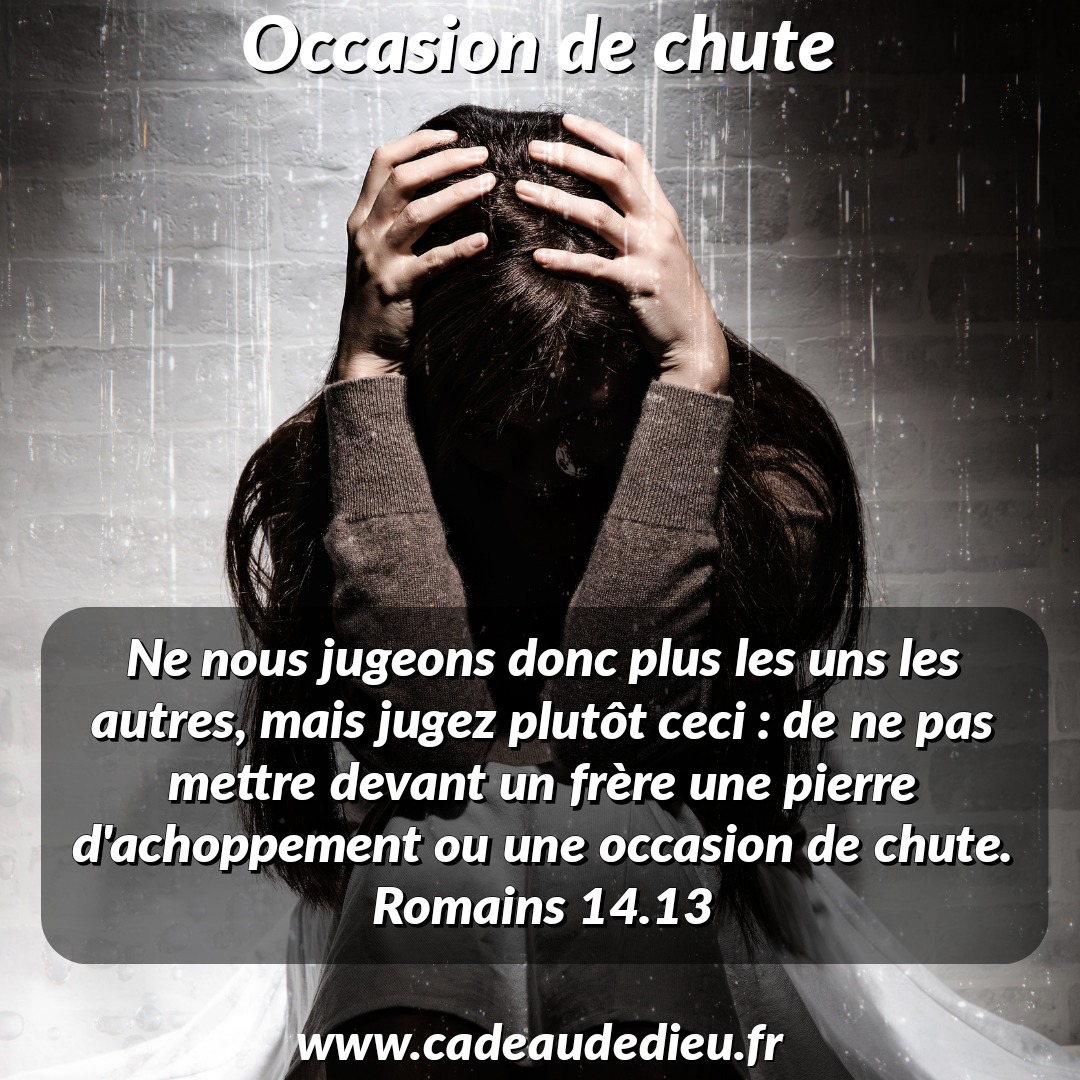Occasion de chute