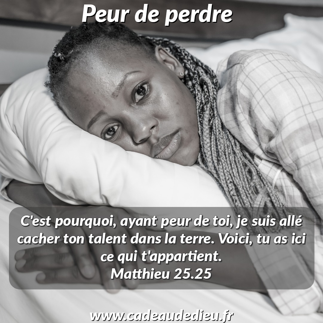 Peur de perdre