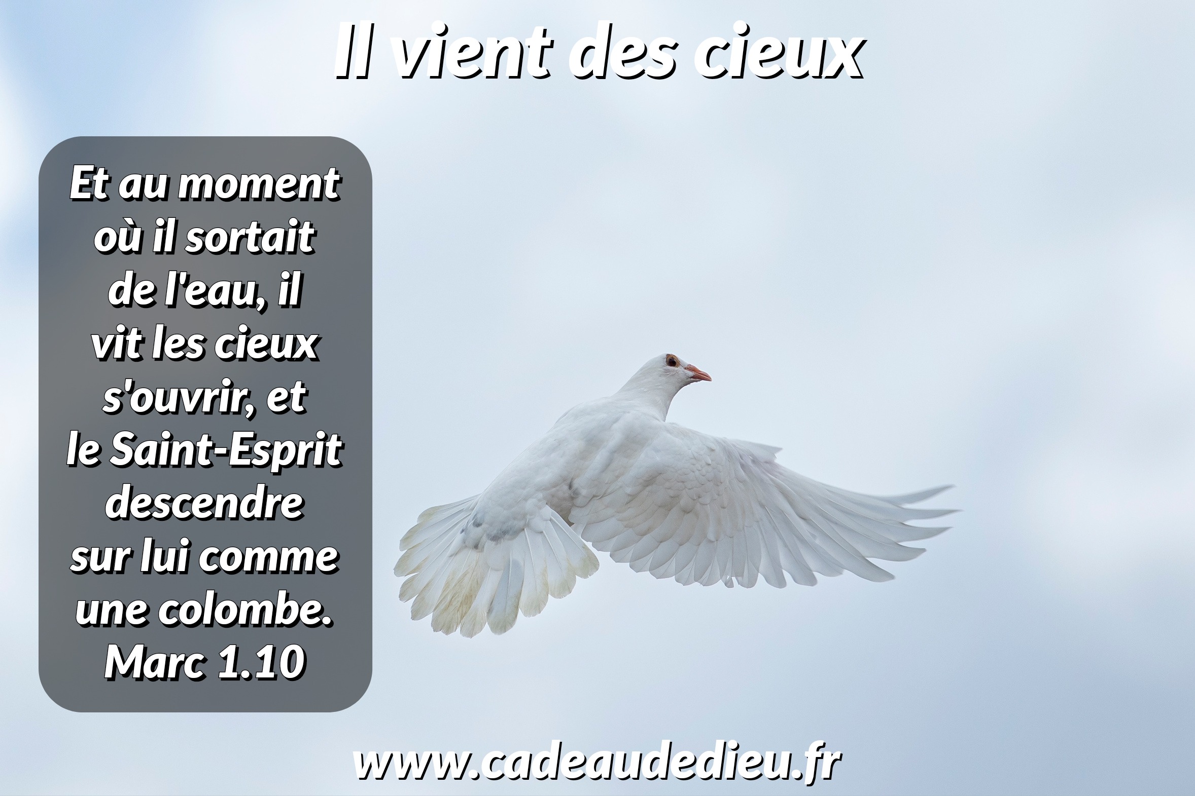 Il vient des cieux