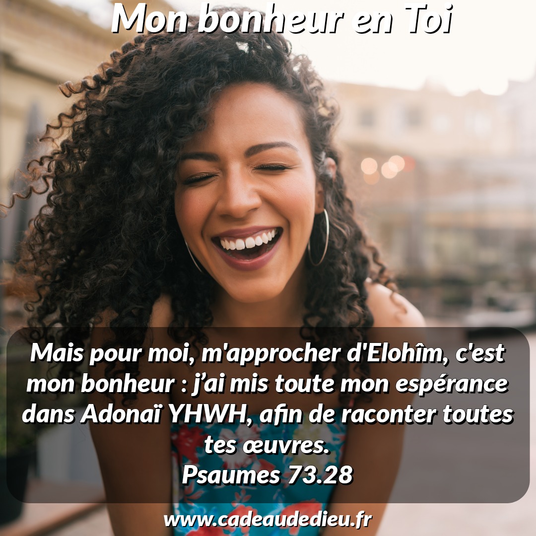 Mon bonheur en Toi