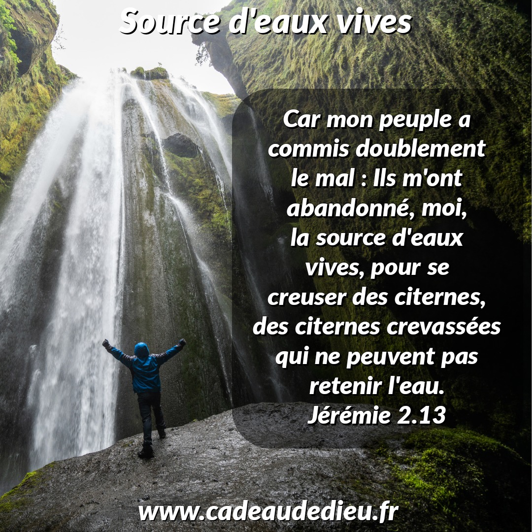 Source d'eaux vives