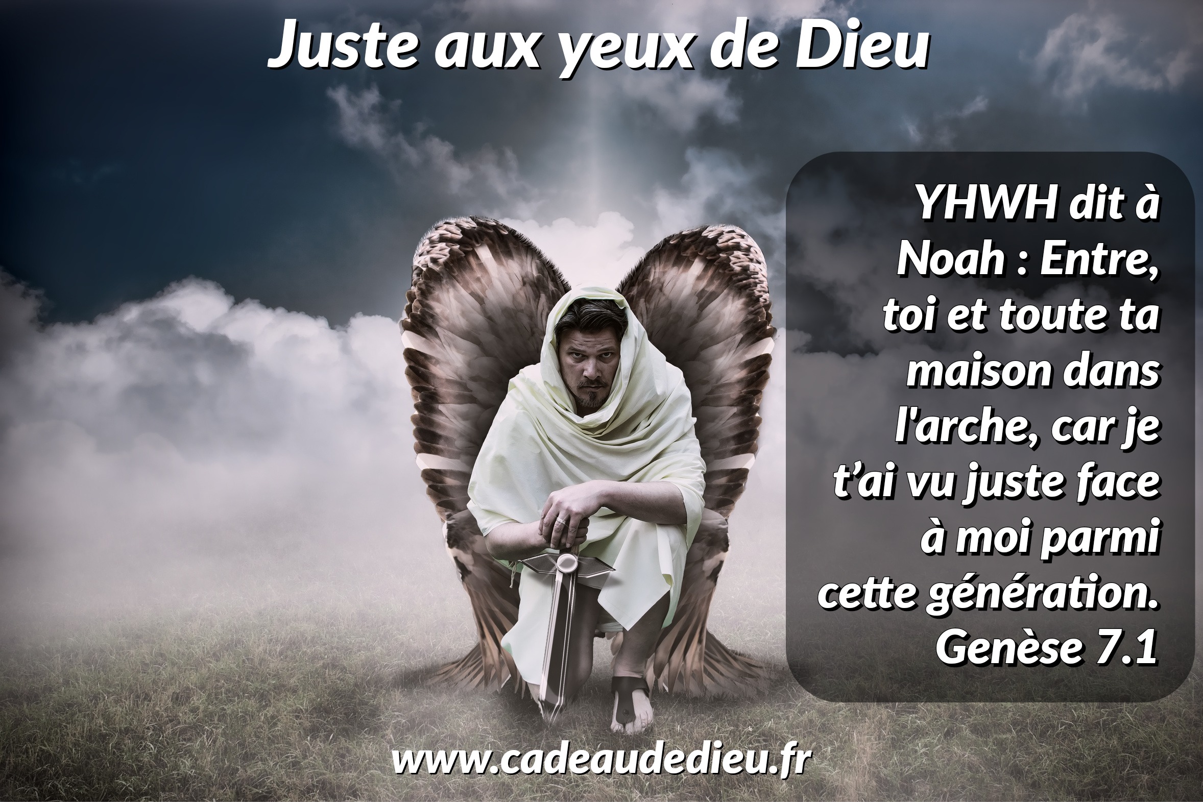 Juste aux yeux de Dieu