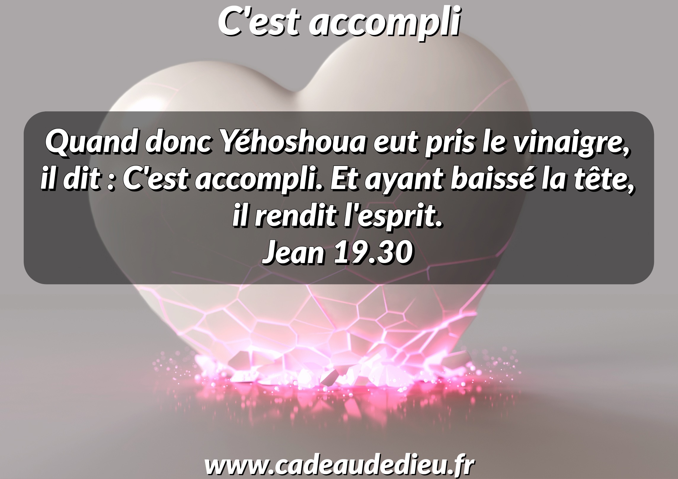 C'est accompli