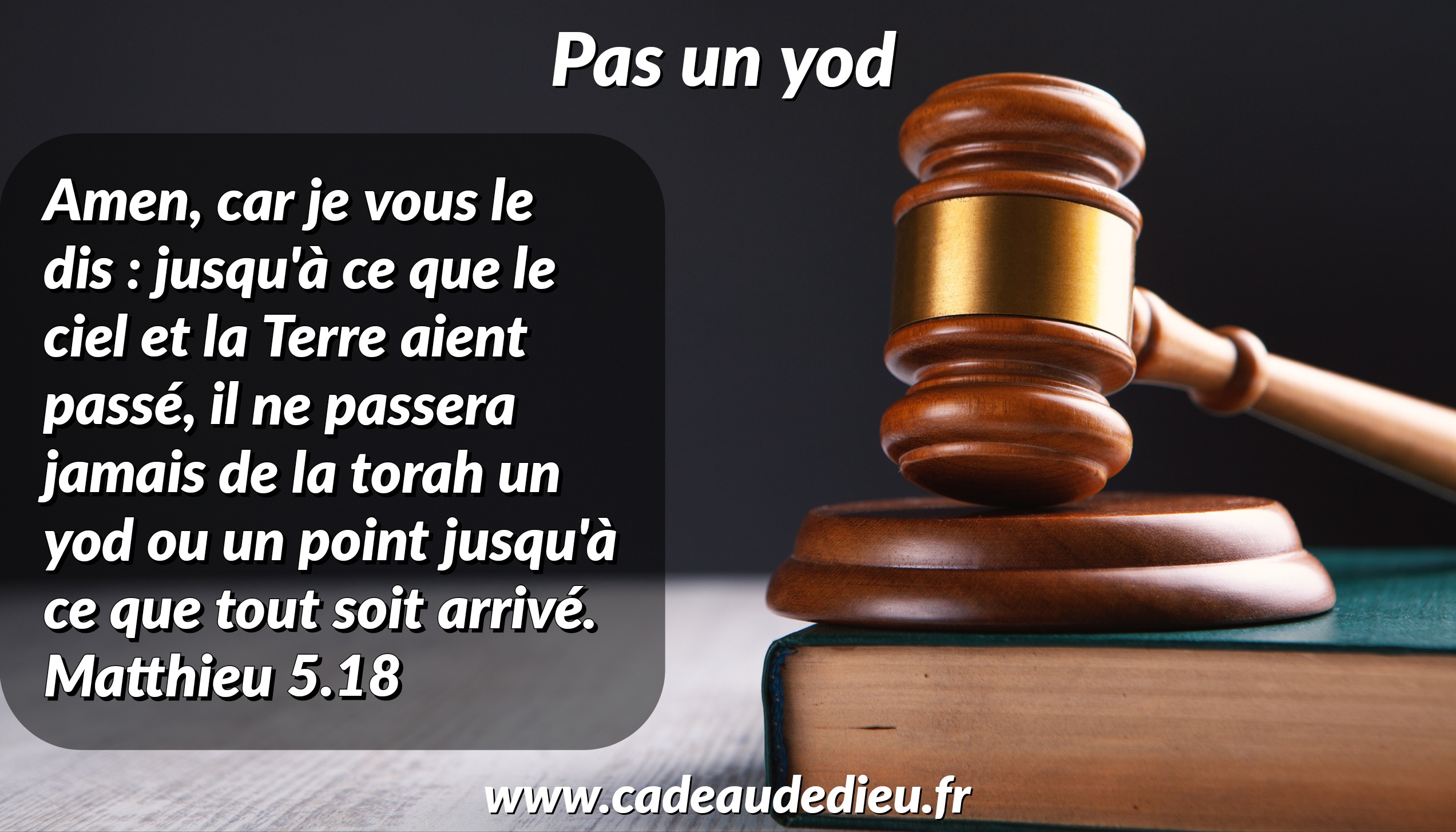 Pas un yod