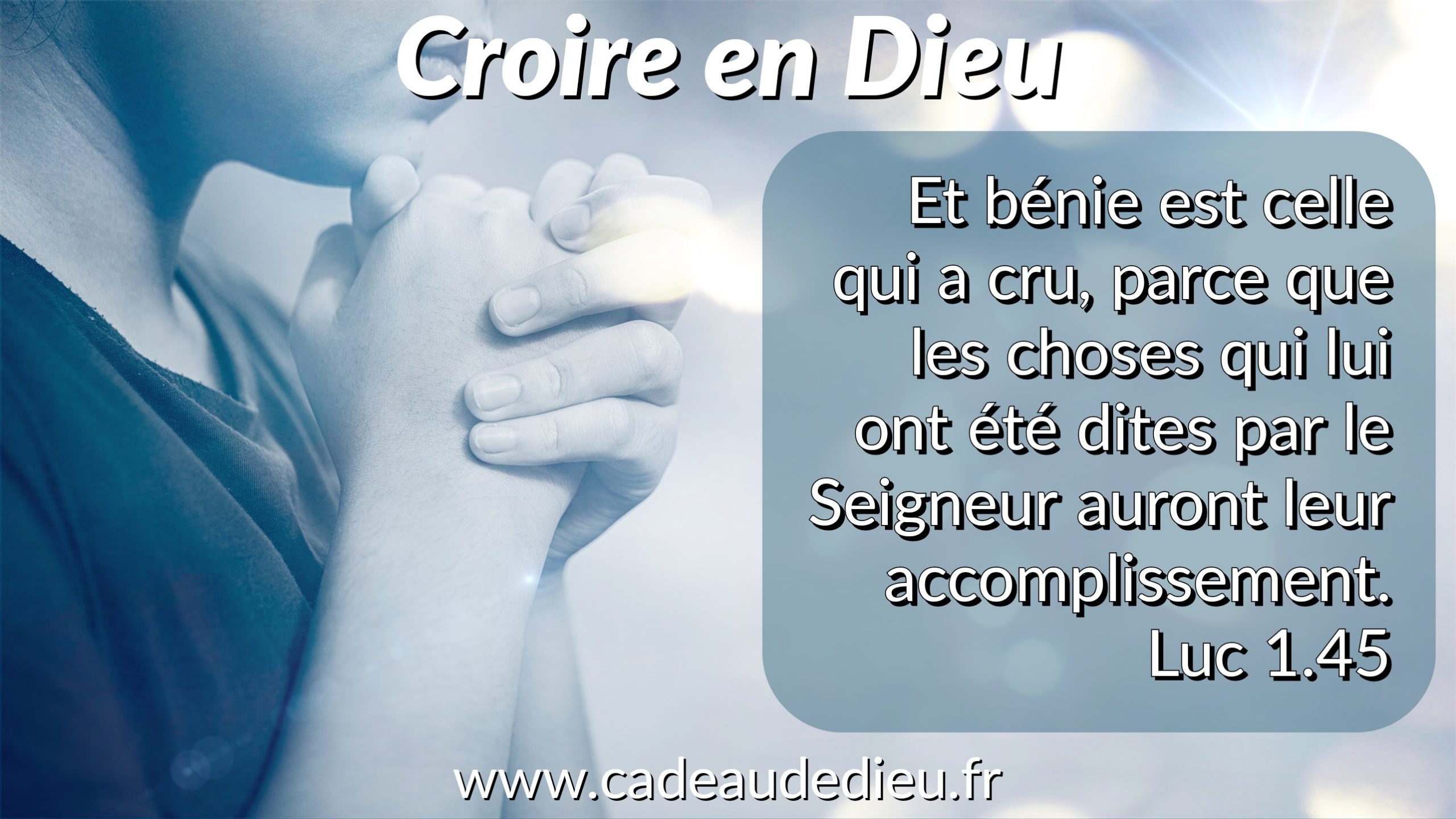 Croire en Dieu