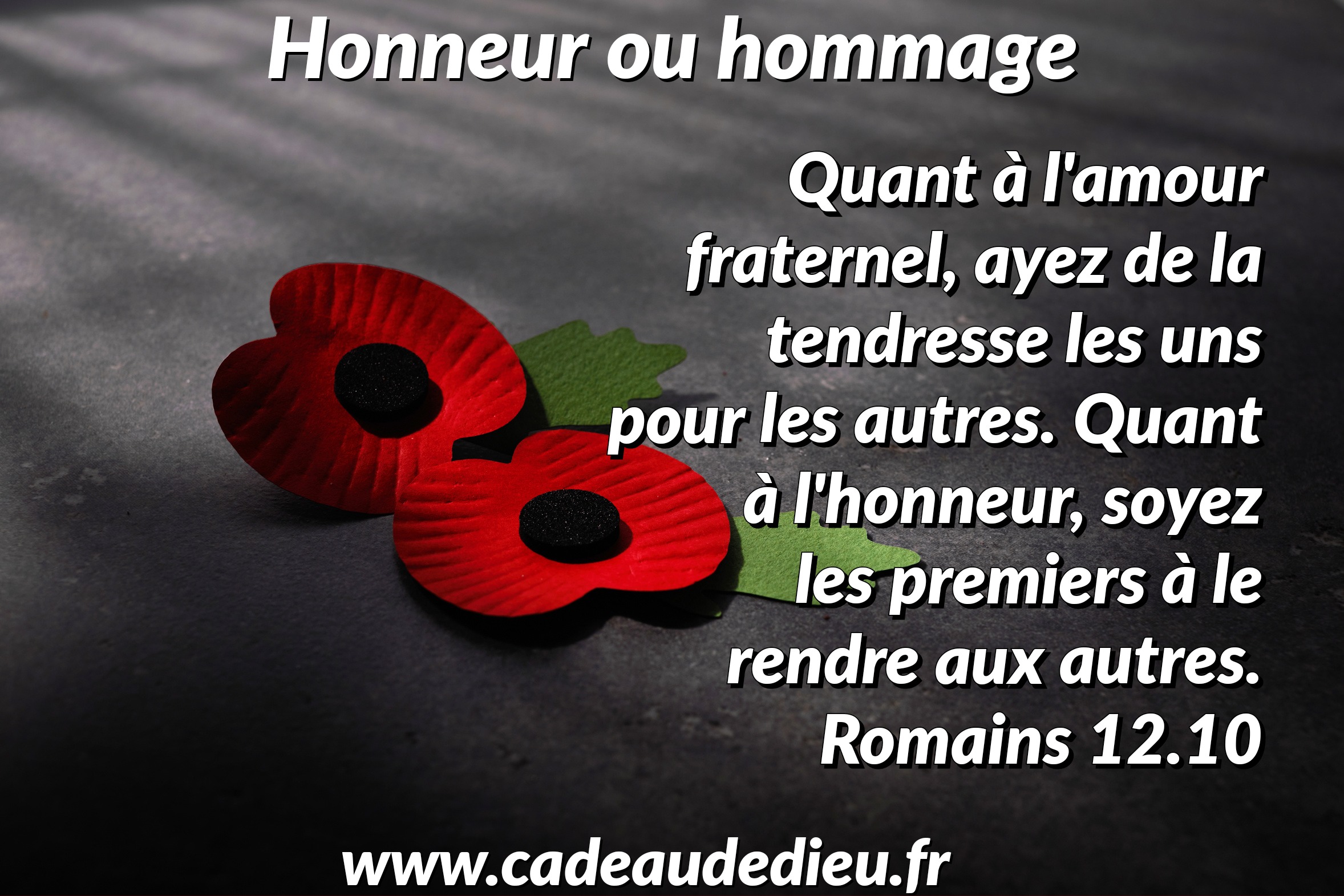 Honneur ou hommage