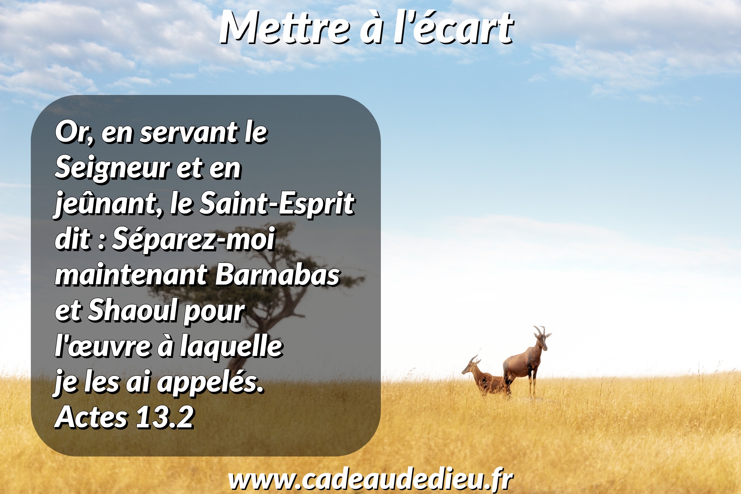 Mettre à l'écart