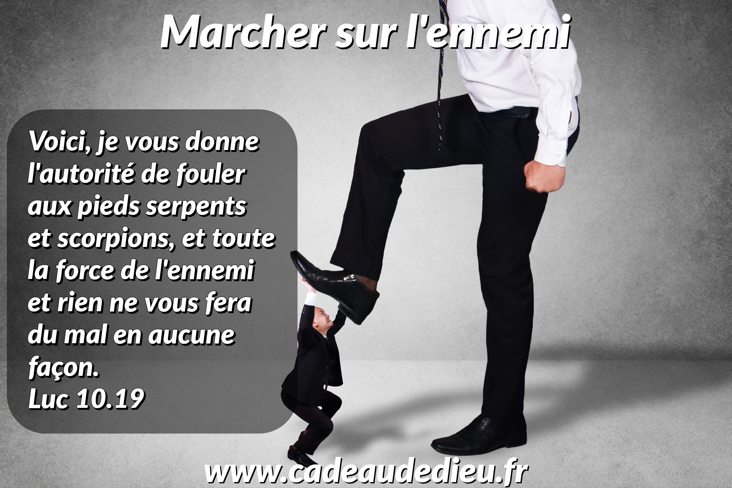 Marcher sur l'ennemi