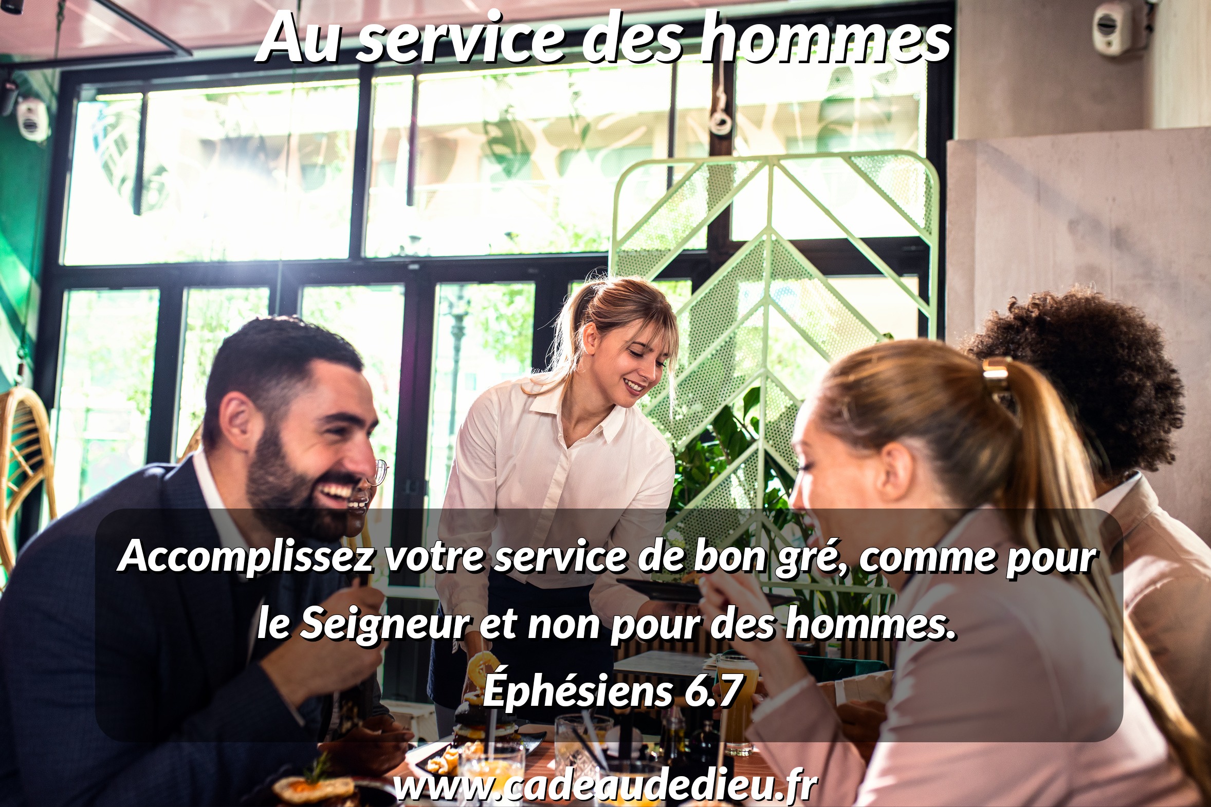 Au service des hommes