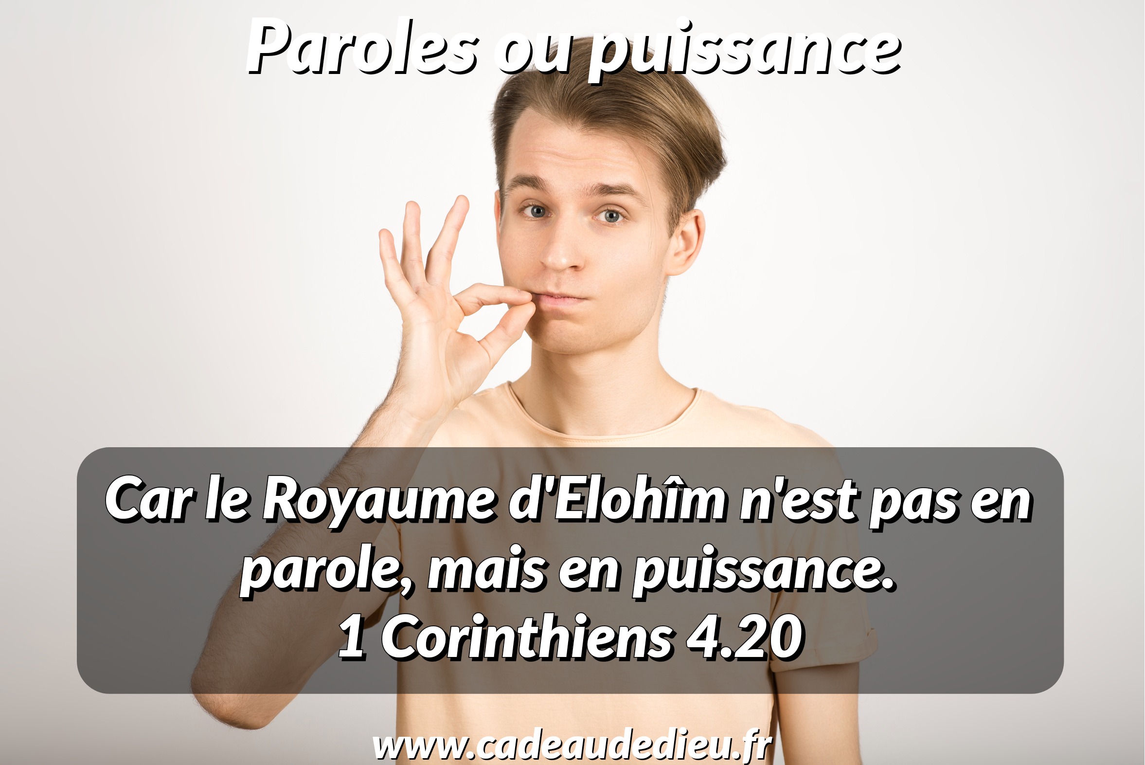 Paroles ou puissance