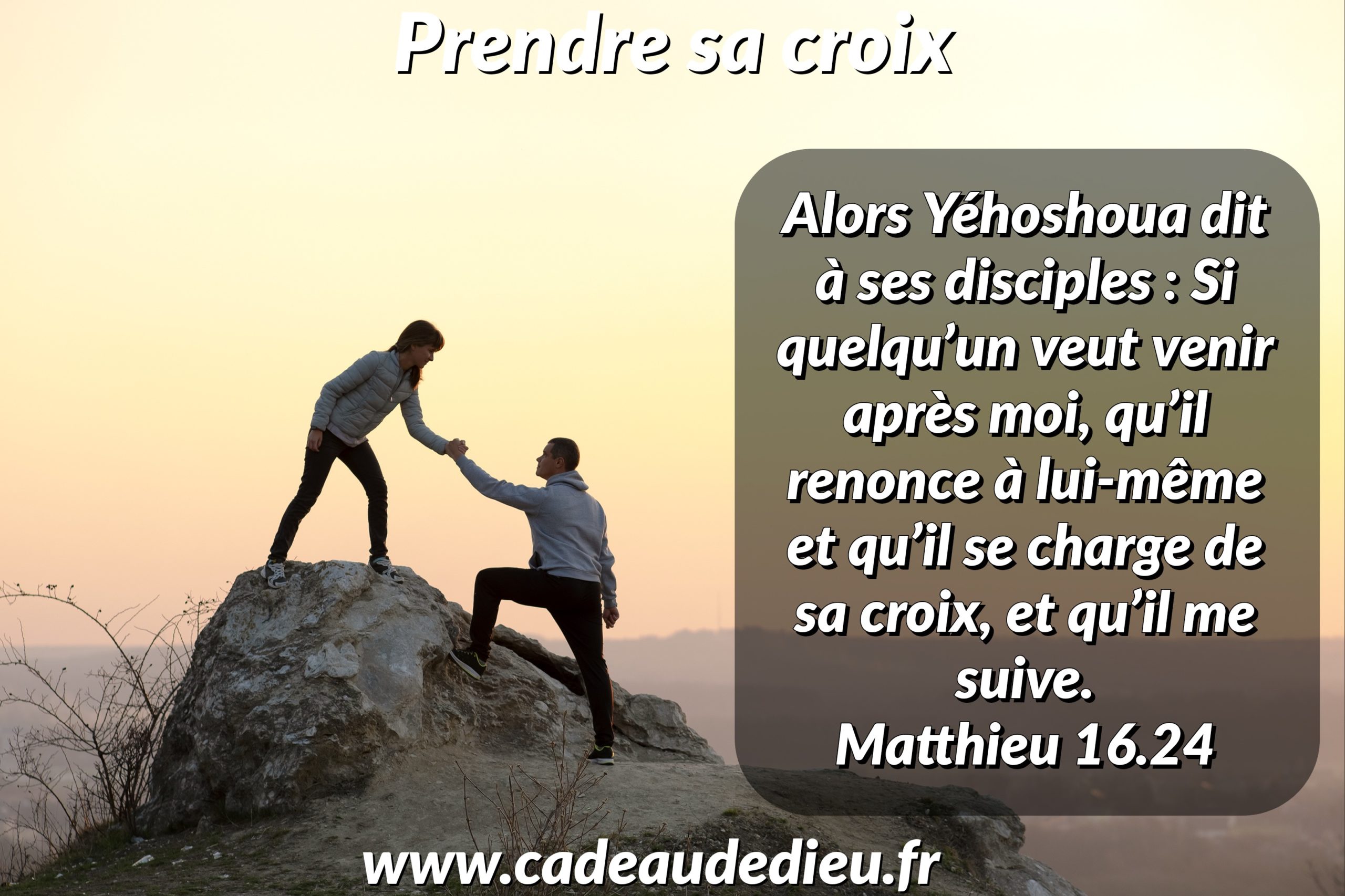 Prendre sa croix