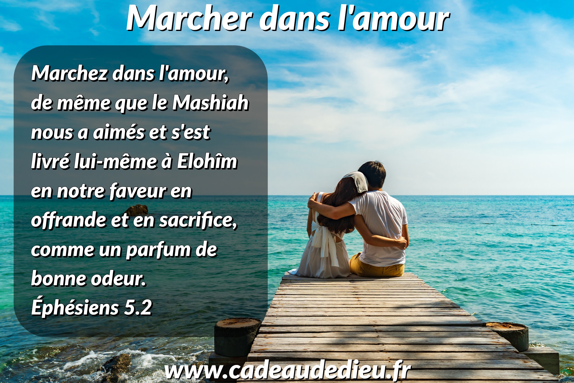 Marcher dans l'amour