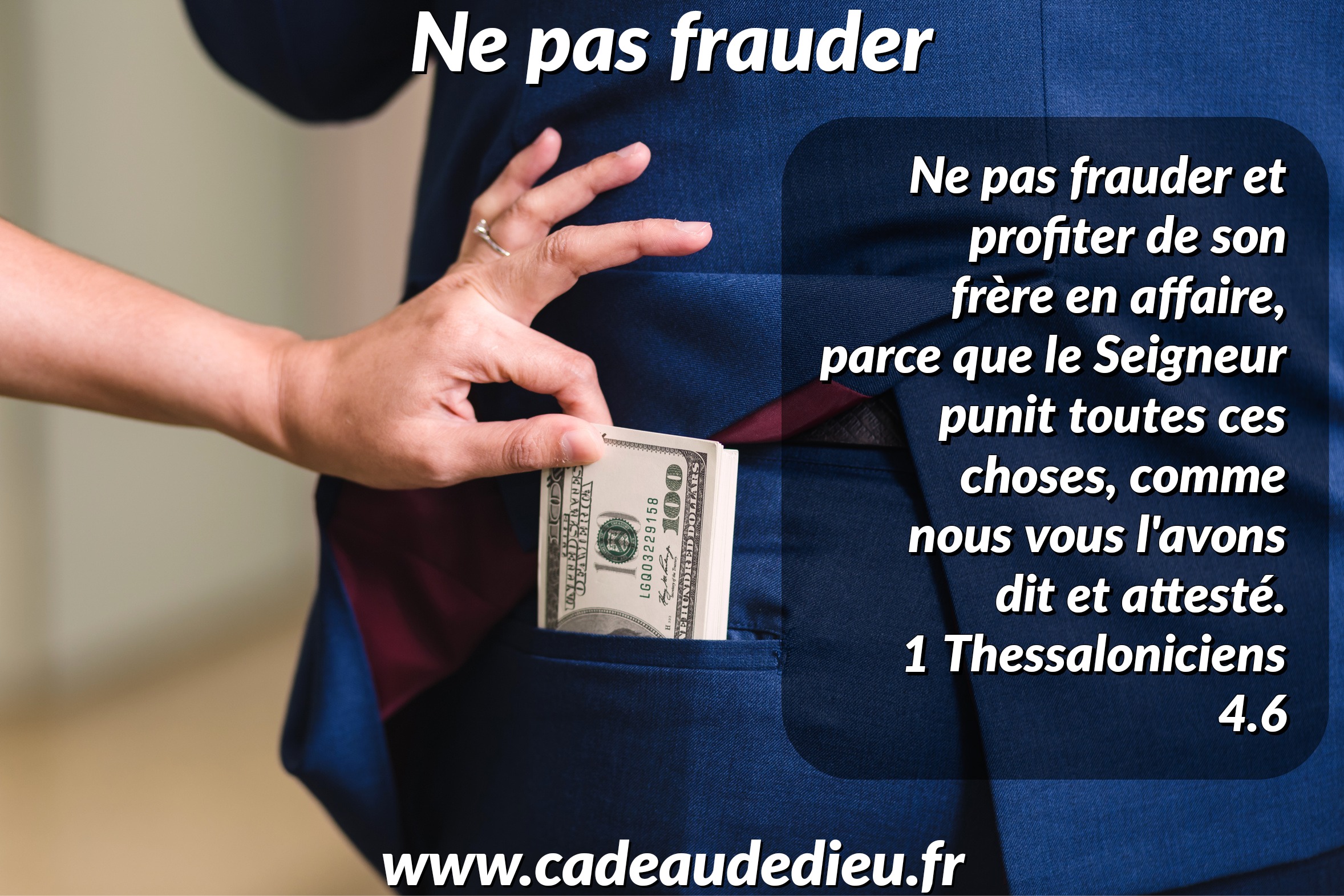 Ne pas frauder