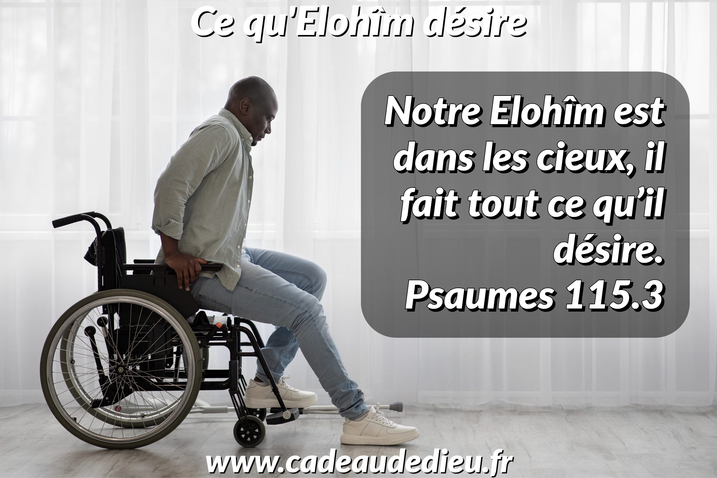 Ce qu'Elohîm désire