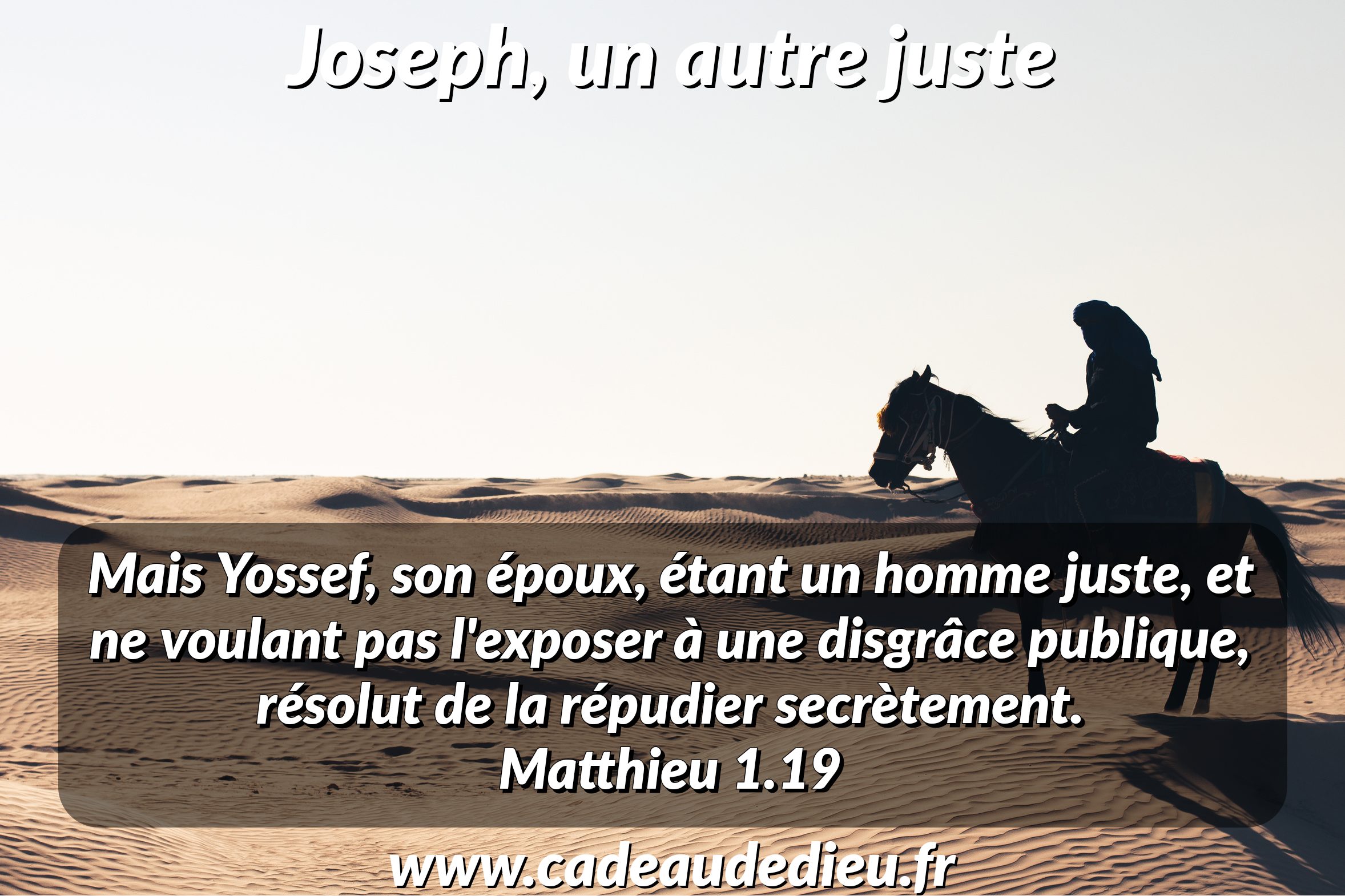 Joseph, un autre juste