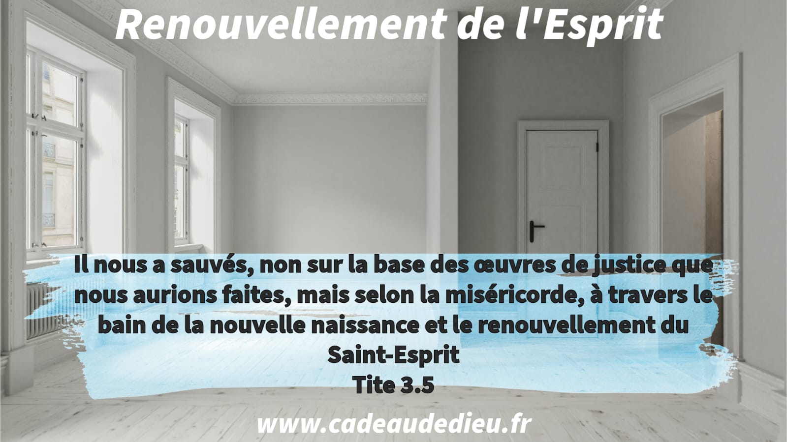 Renouvellement de l'Esprit