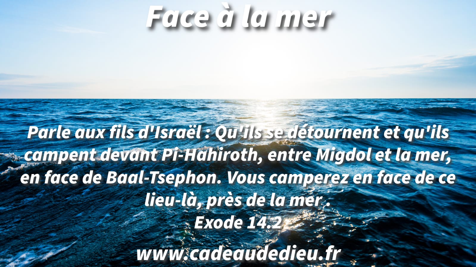 Face à la mer