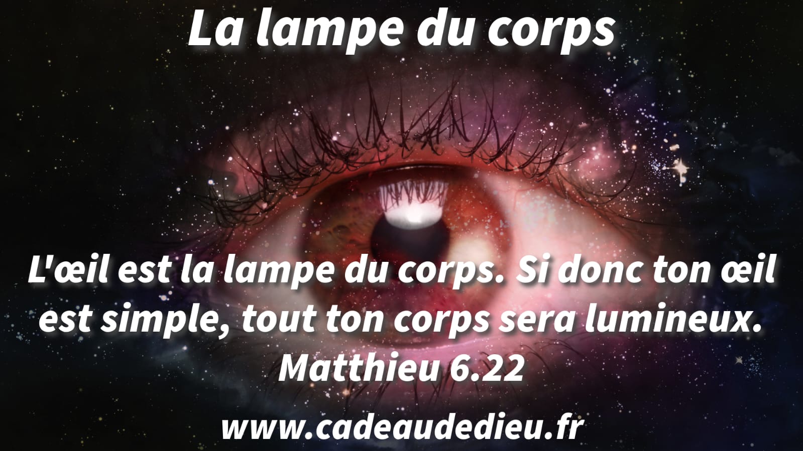 La lampe du corps