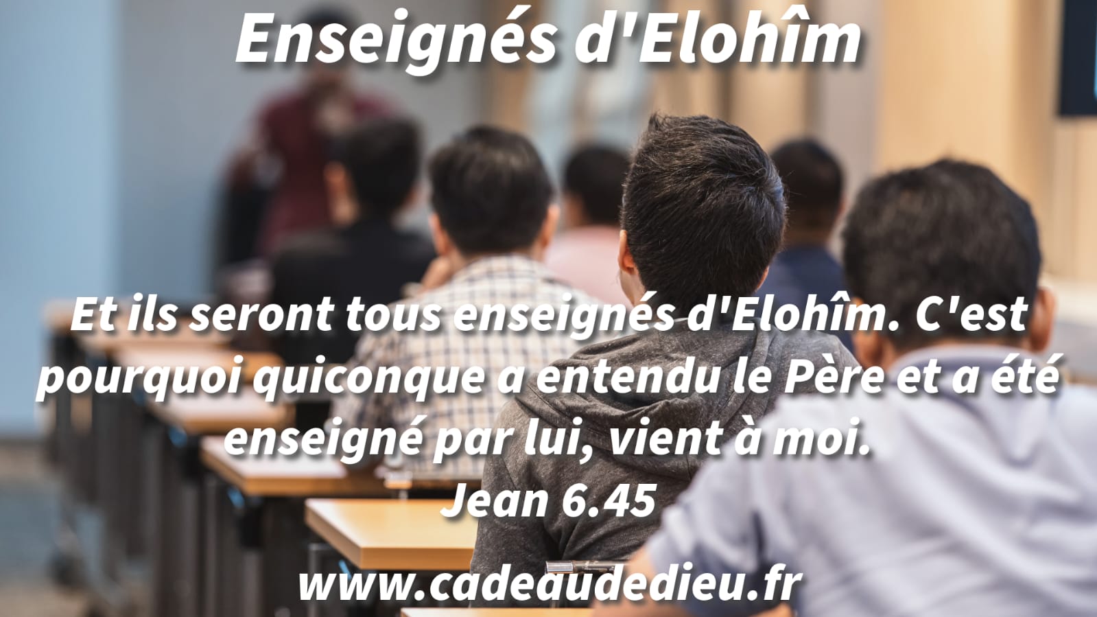 Enseignés d'Elohîm