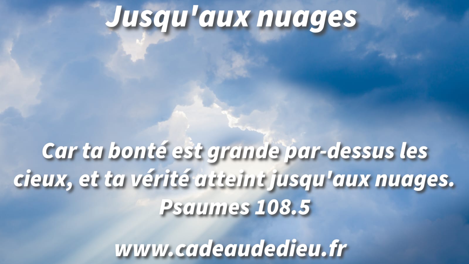 Jusqu'aux nuages