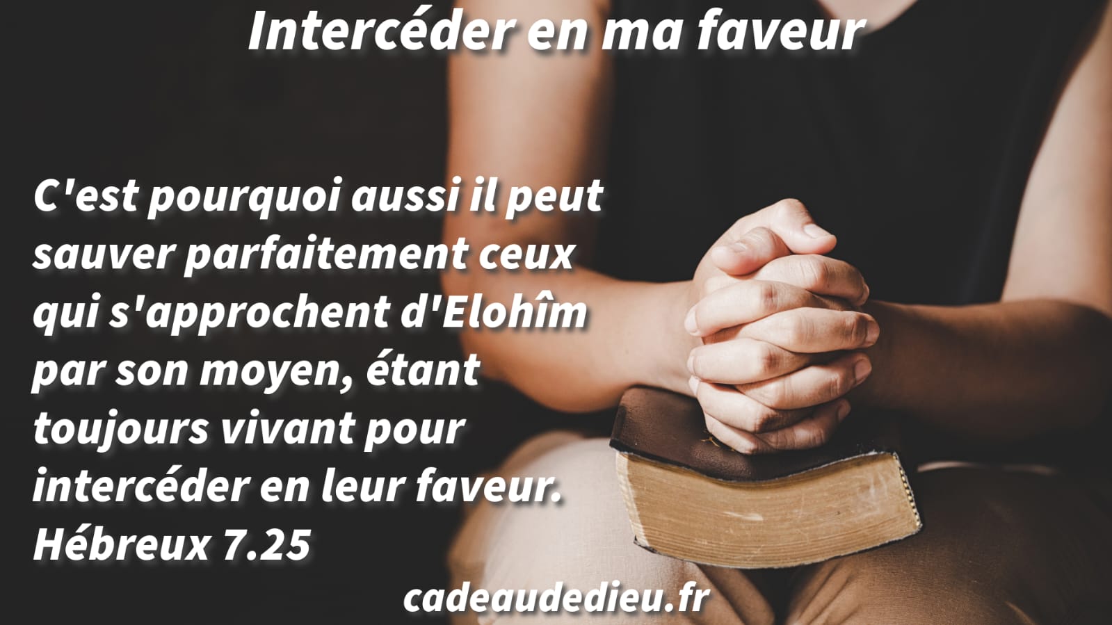 Intercéder en ma faveur