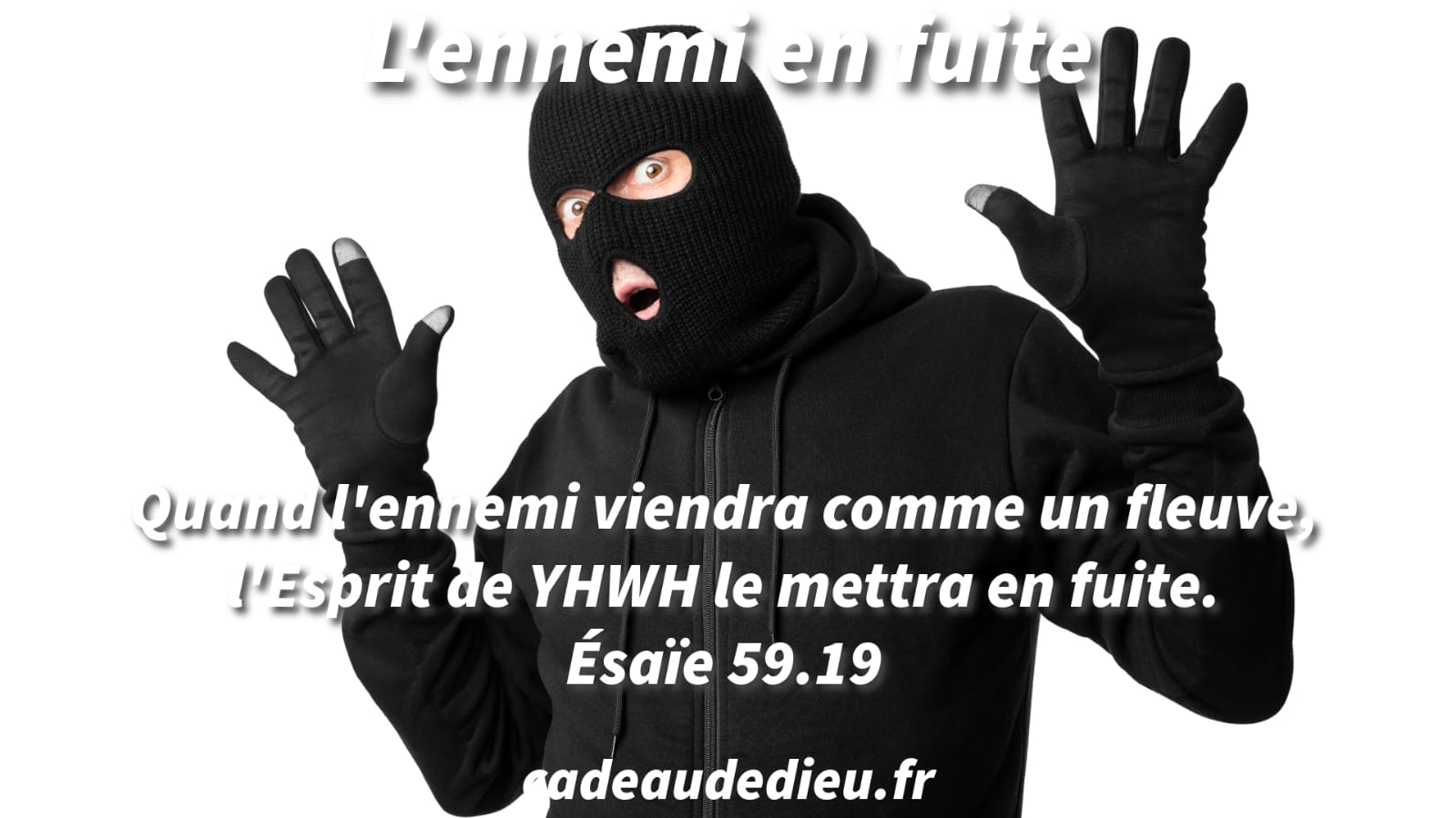 L'ennemi en fuite