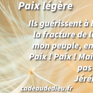 Paix légère