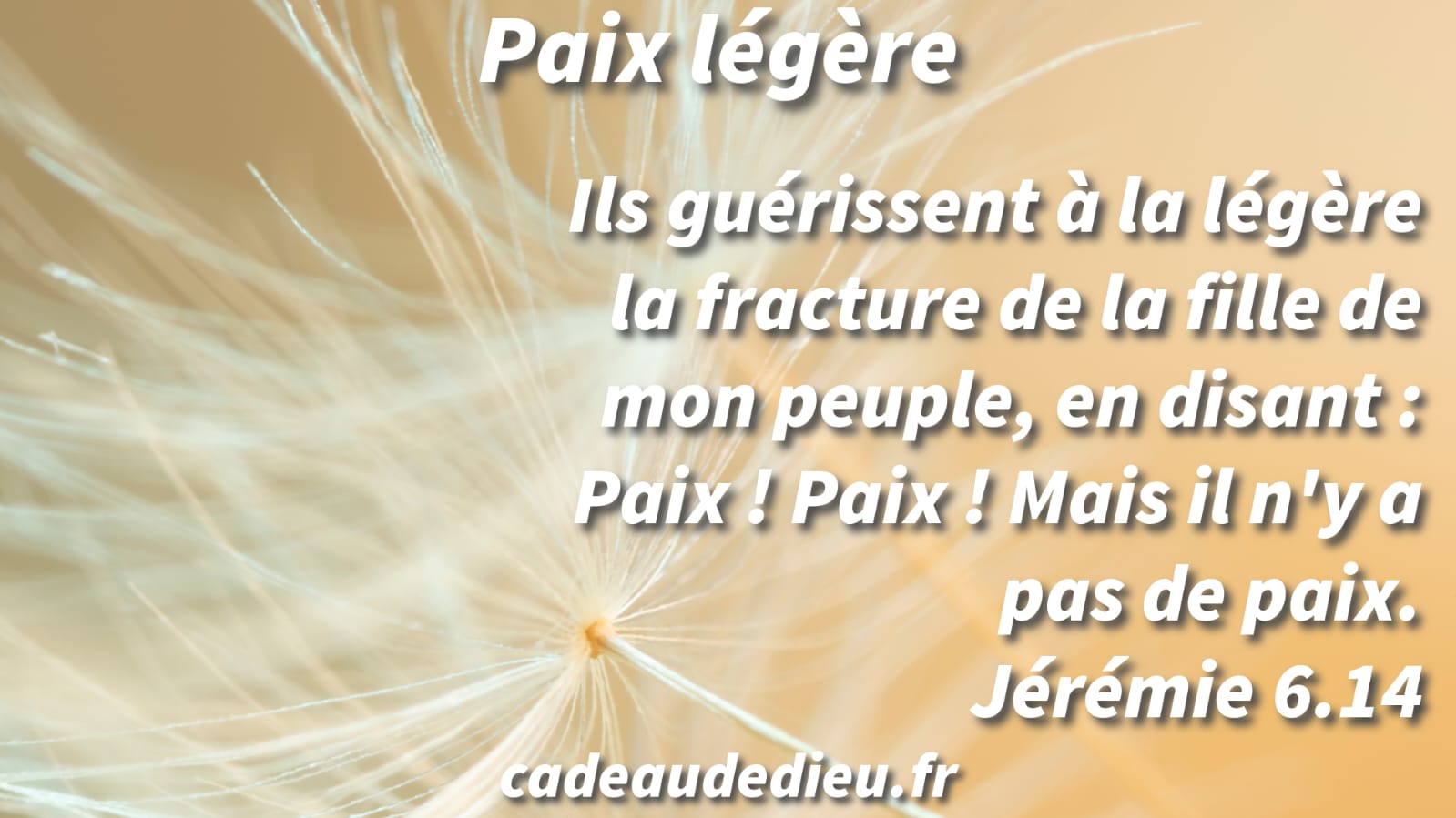 Paix légère