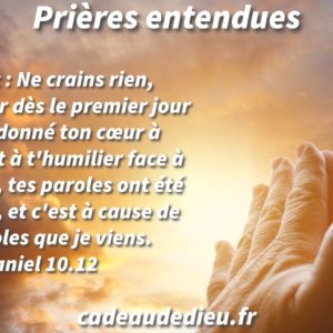 Prières entendues