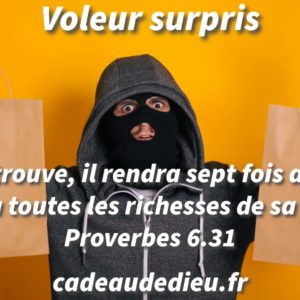Voleur surpris