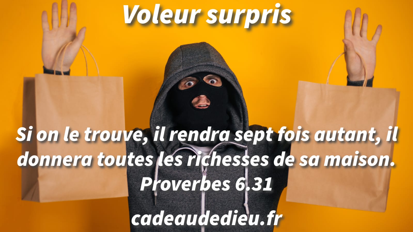 Voleur surpris
